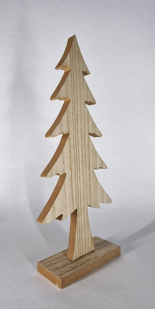 Holz Weihnachtsbaum mit Sockel